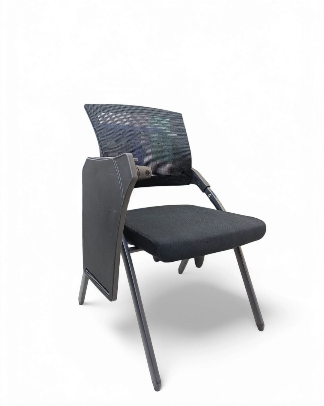 Mesh Training Chair with Tablet Arm & Storage
